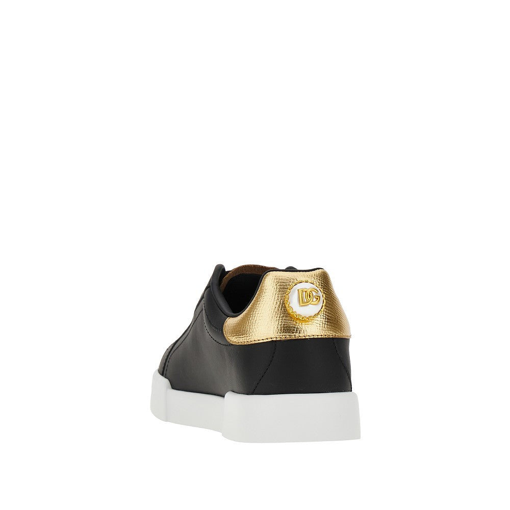 'Portofino' nappa leather snekares
