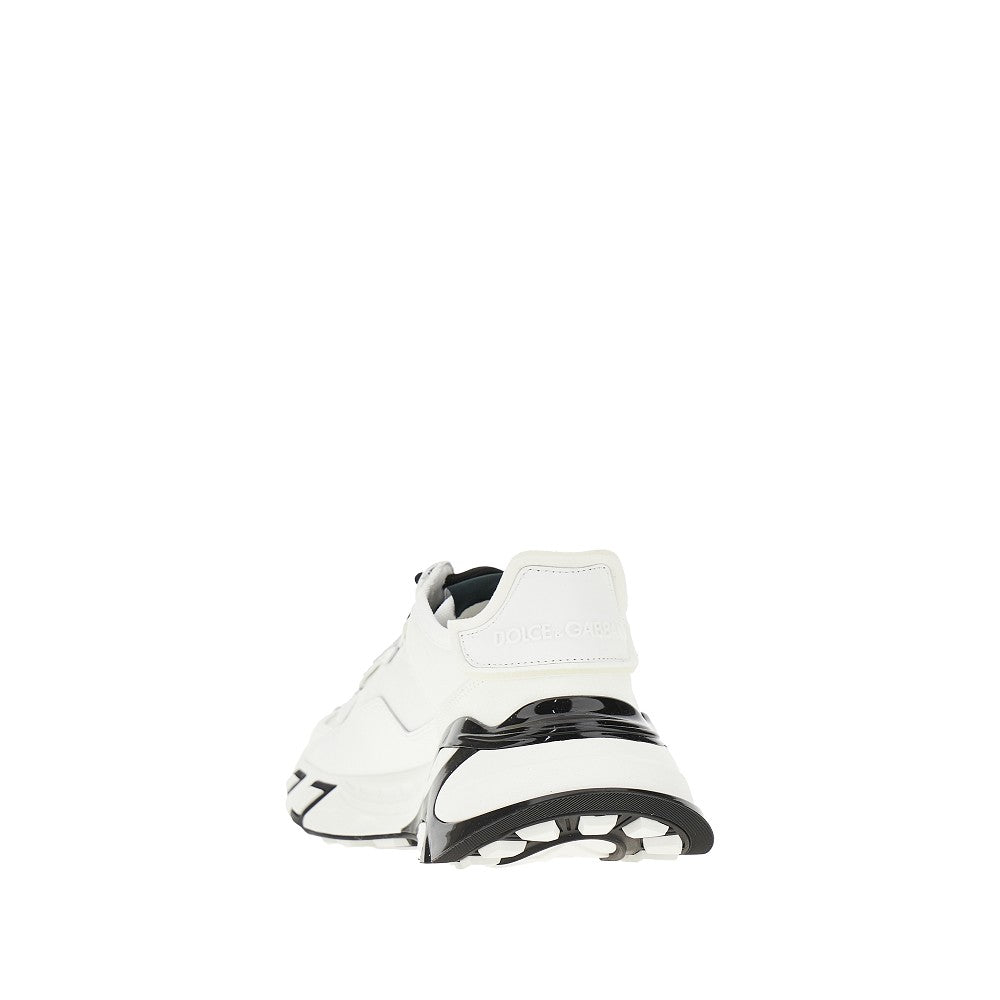 Leather and viscose 'Day Faster' sneakers