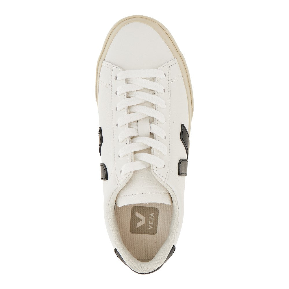 'Campo' grained leather sneakers