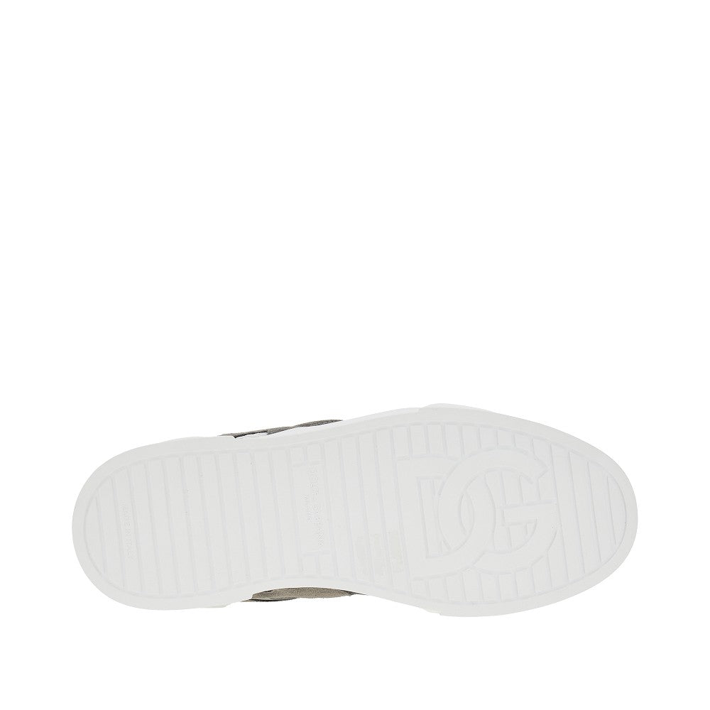 Sneakers in rete e pelle