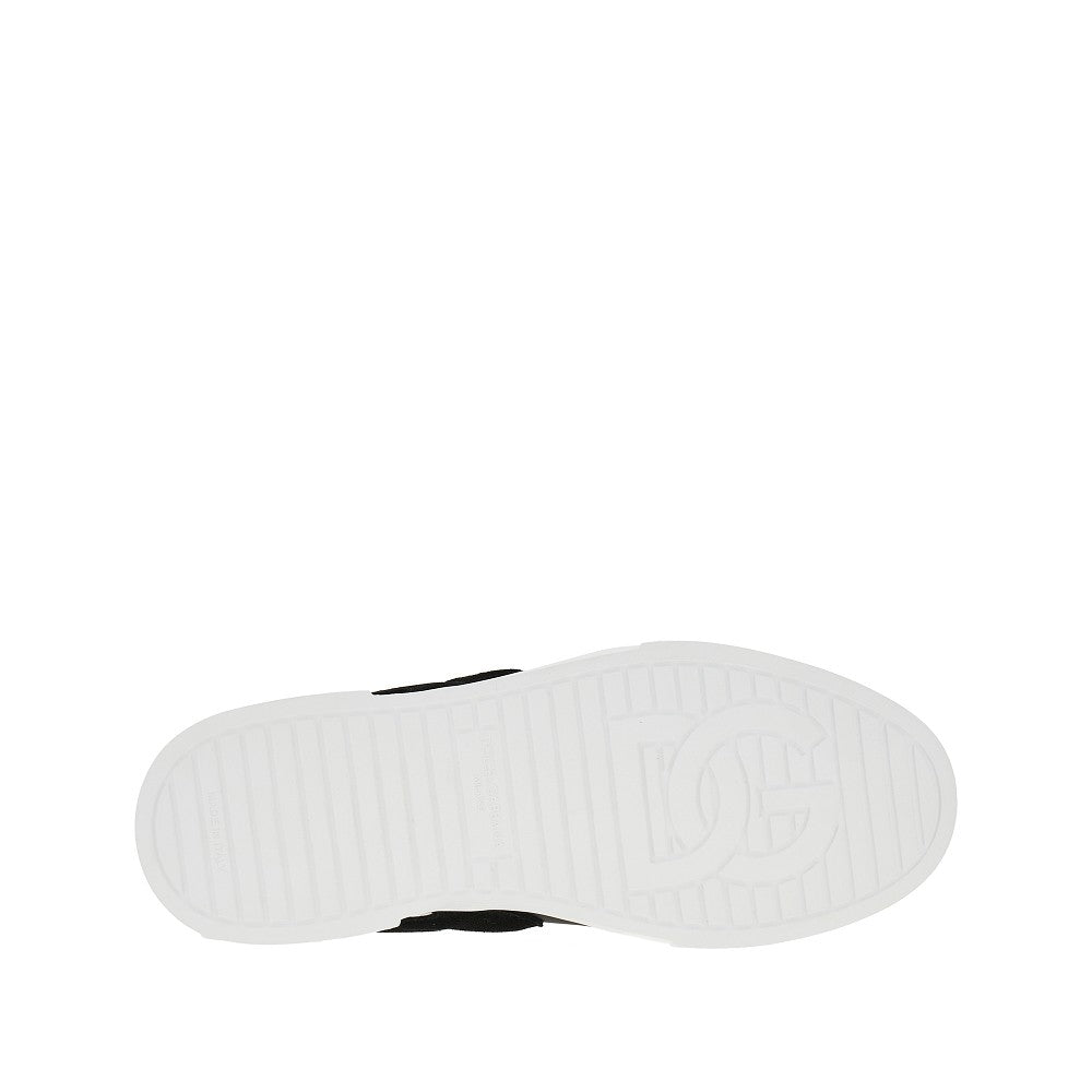 Sneakers in rete e pelle