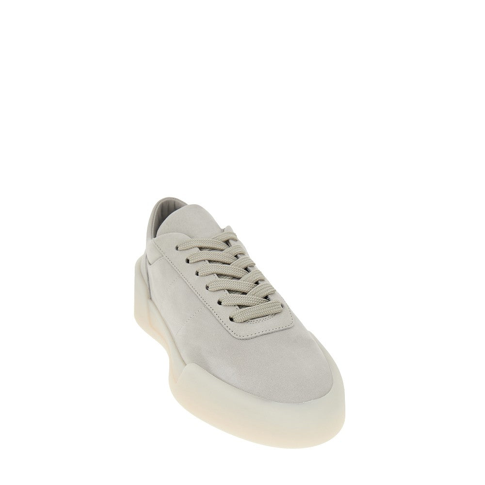'Aerobic Low' nubuk leather sneakers