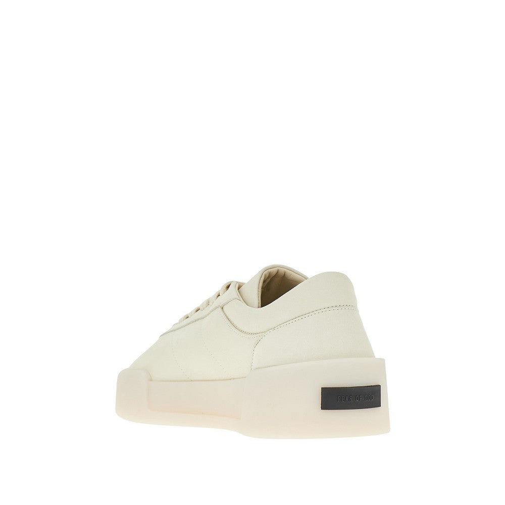 'Aerobic Low' nubuk leather sneakers