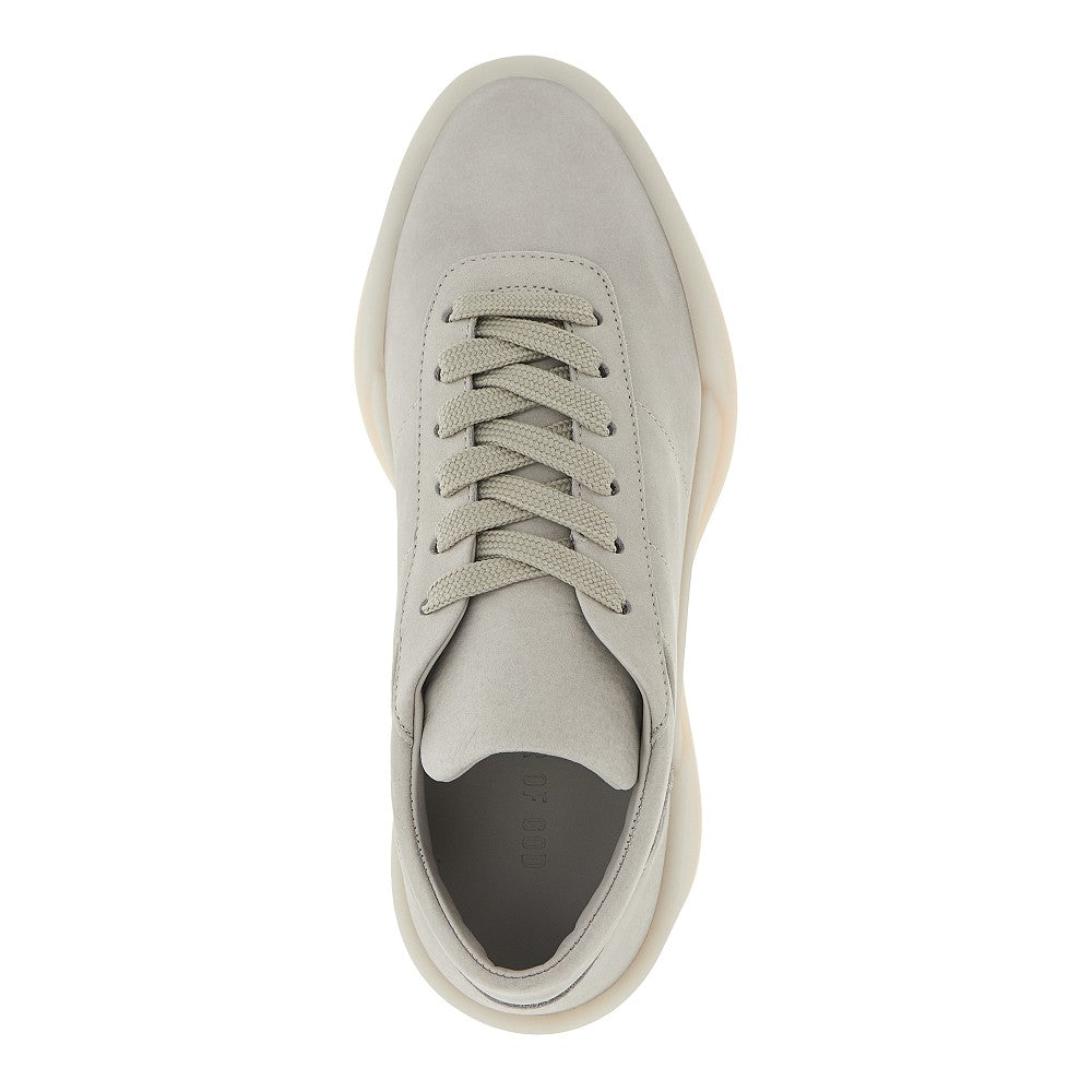'Aerobic Low' nubuk leather sneakers