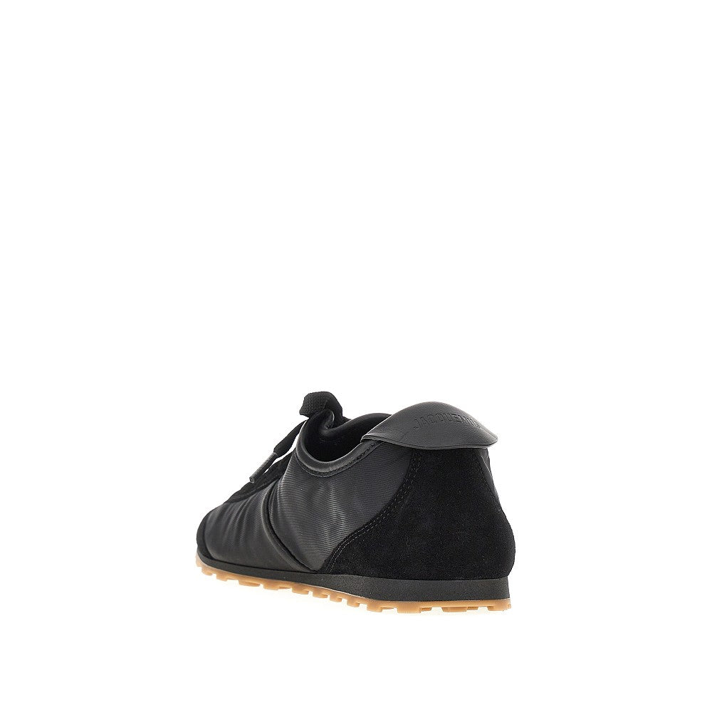Nylon and suede leather Tennis sneakers
