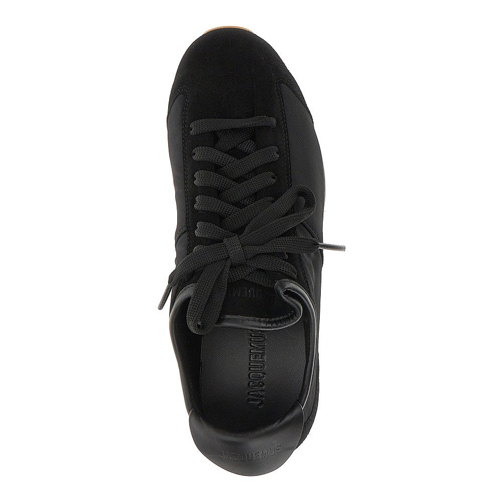 Nylon and suede leather Tennis sneakers
