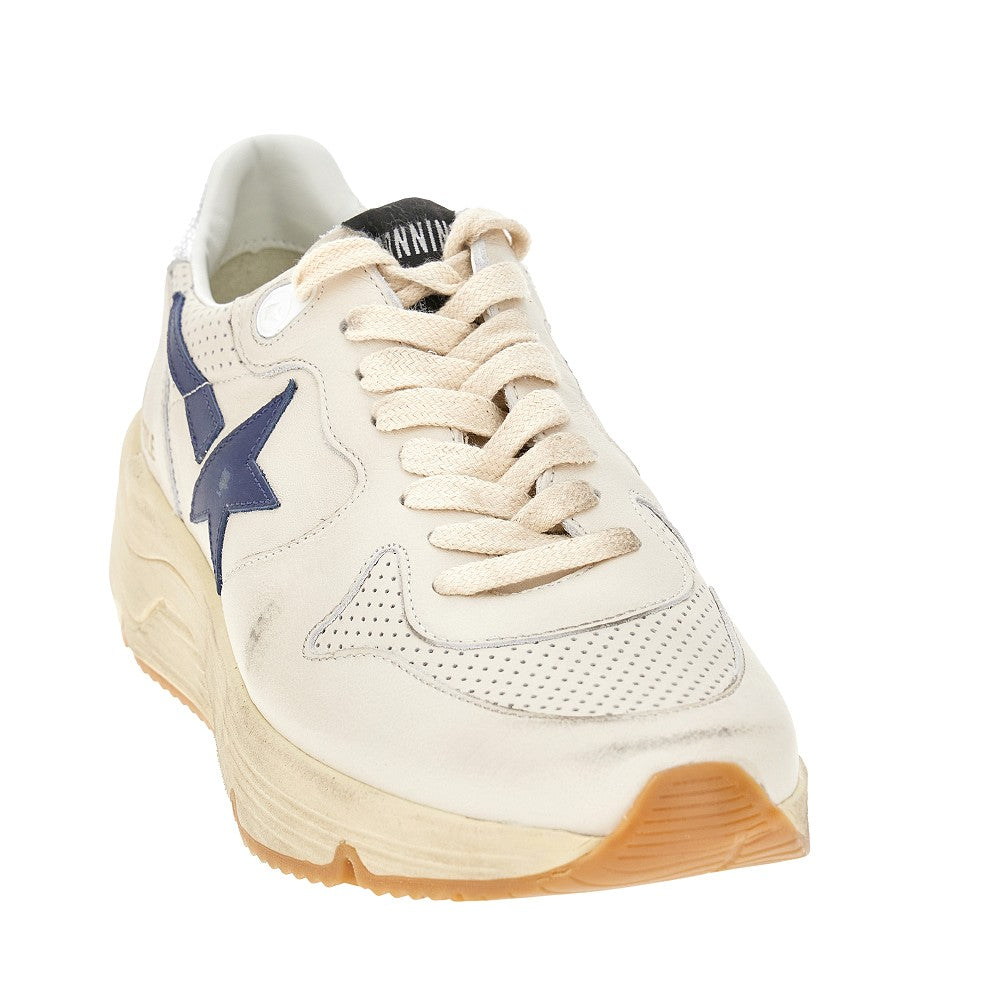 'Running' leather sneakers