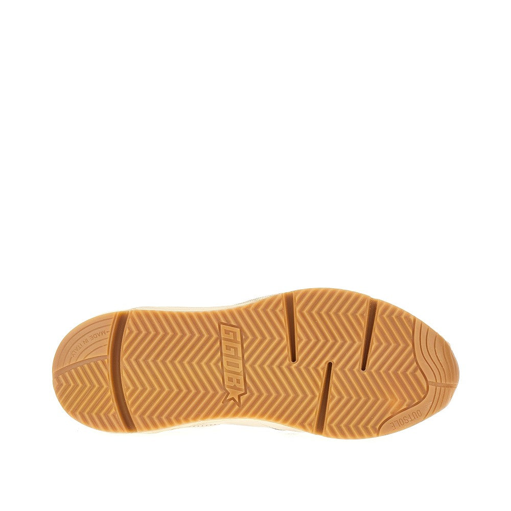 'Running' leather sneakers