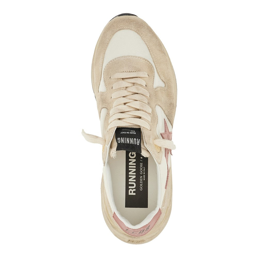 Sneakers 'Running' in nylon e suede