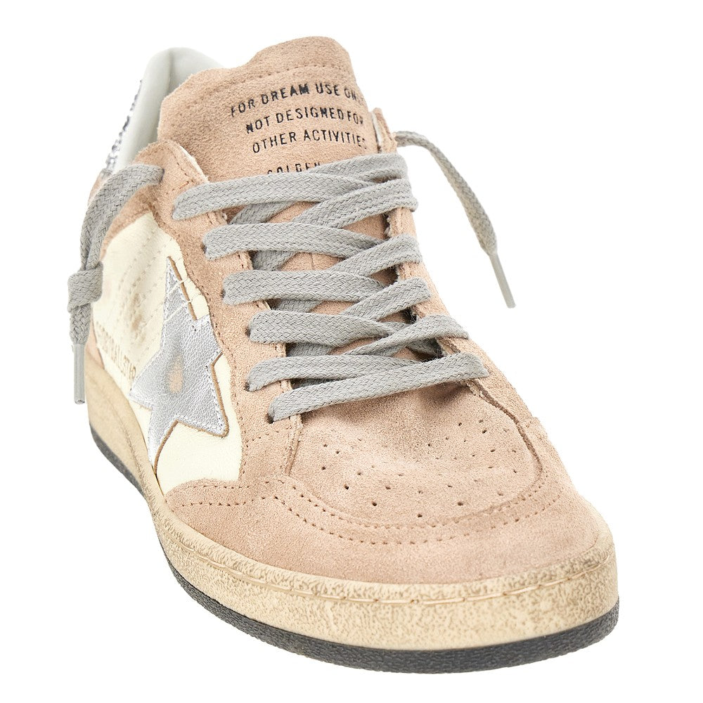 Suede and nappa leather 'Ballstar' sneakers