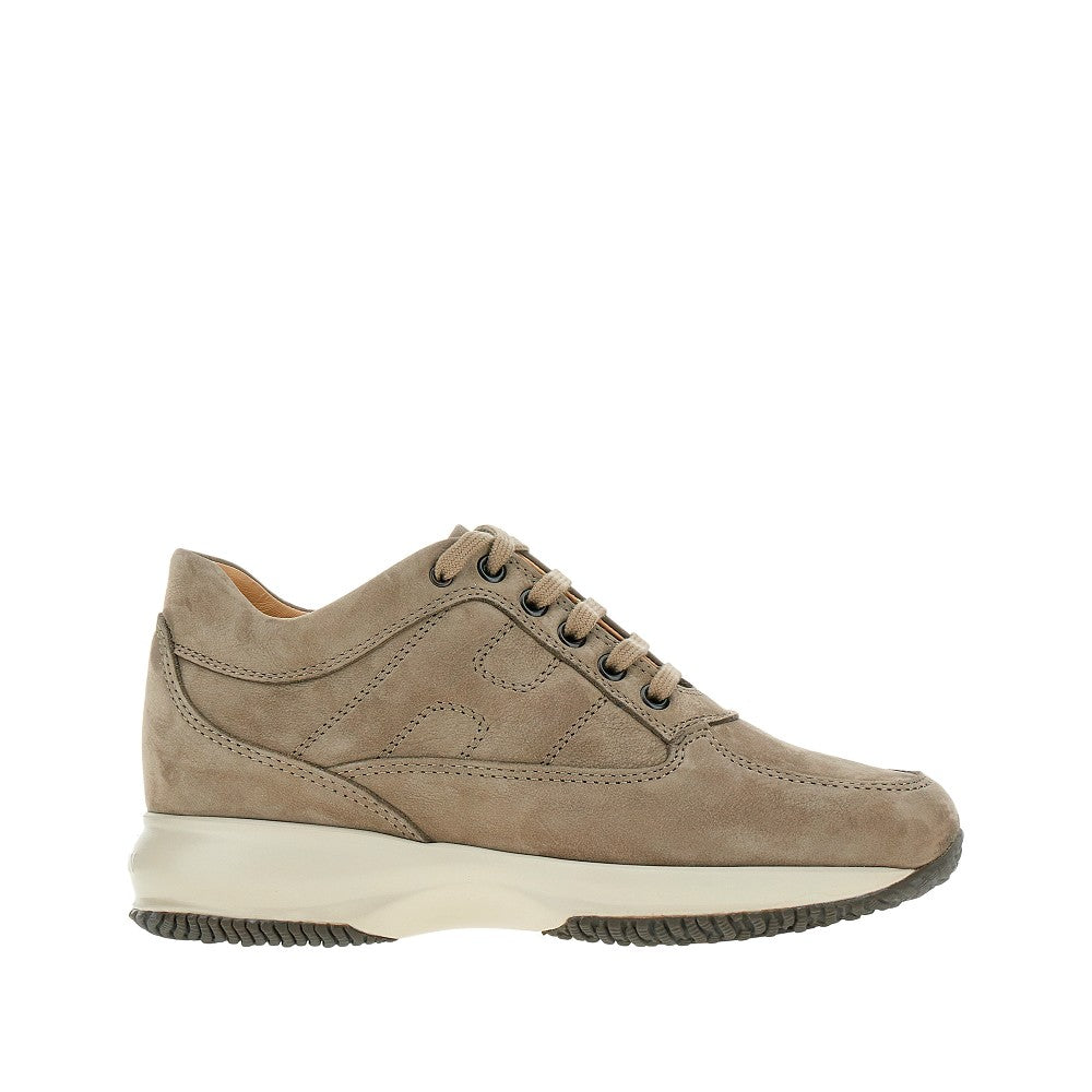 Interactive' leather sneakers