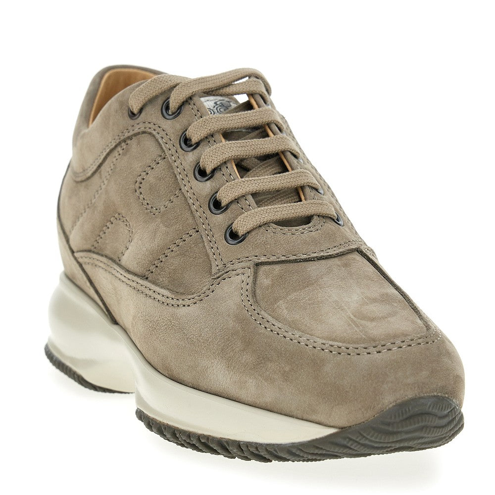 Interactive' leather sneakers