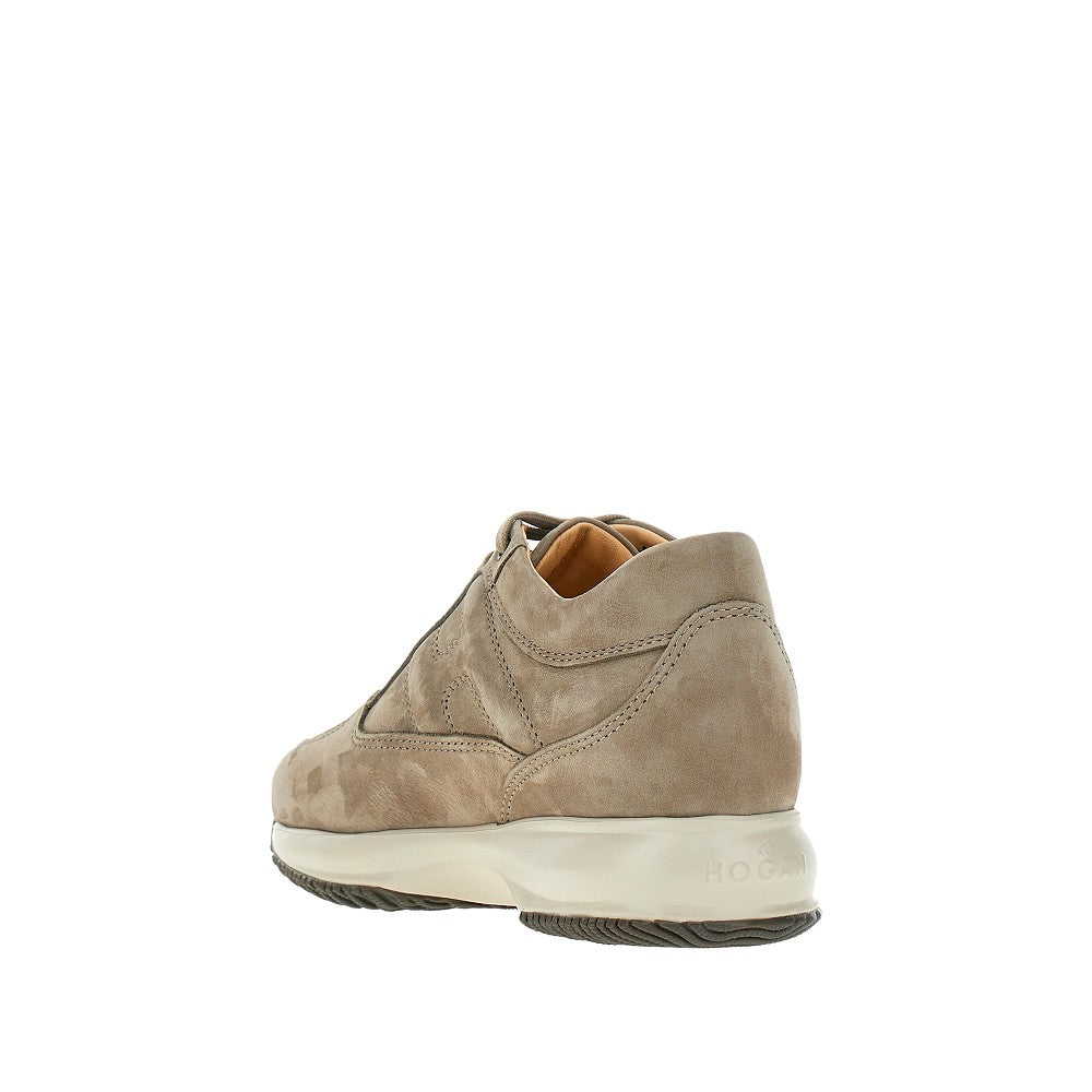Interactive' leather sneakers