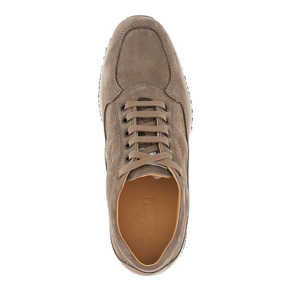 Interactive' leather sneakers