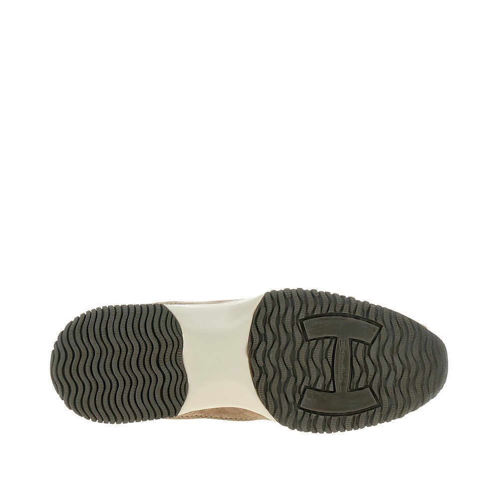 Interactive' leather sneakers