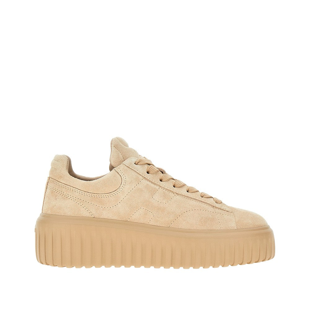 'H-Stripes' suede leather sneakers