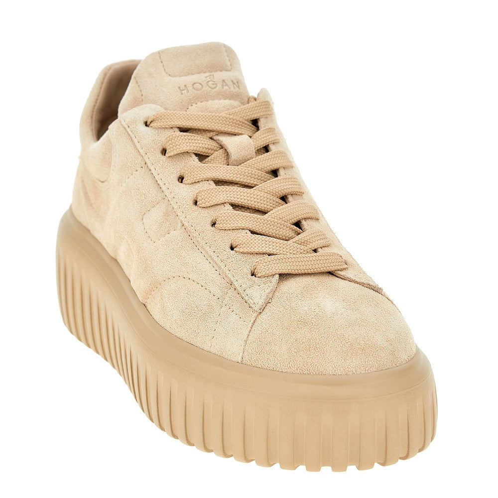 'H-Stripes' suede leather sneakers