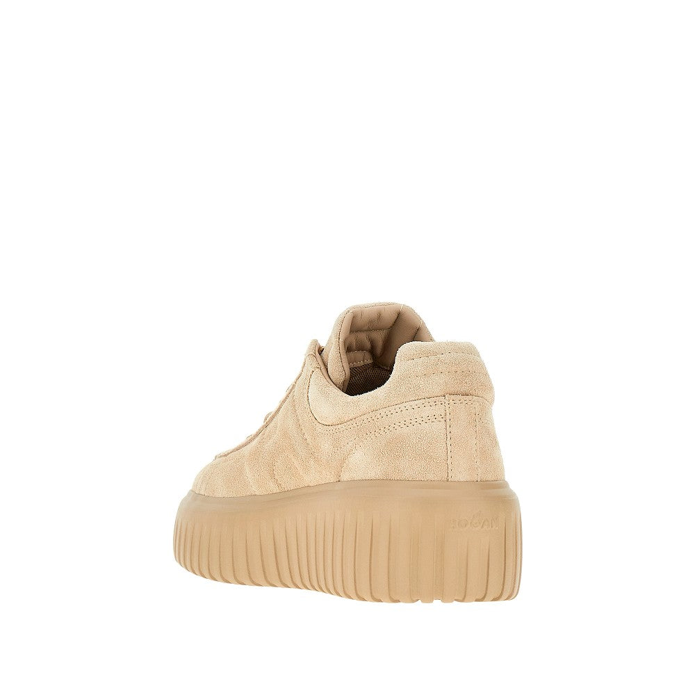 'H-Stripes' suede leather sneakers