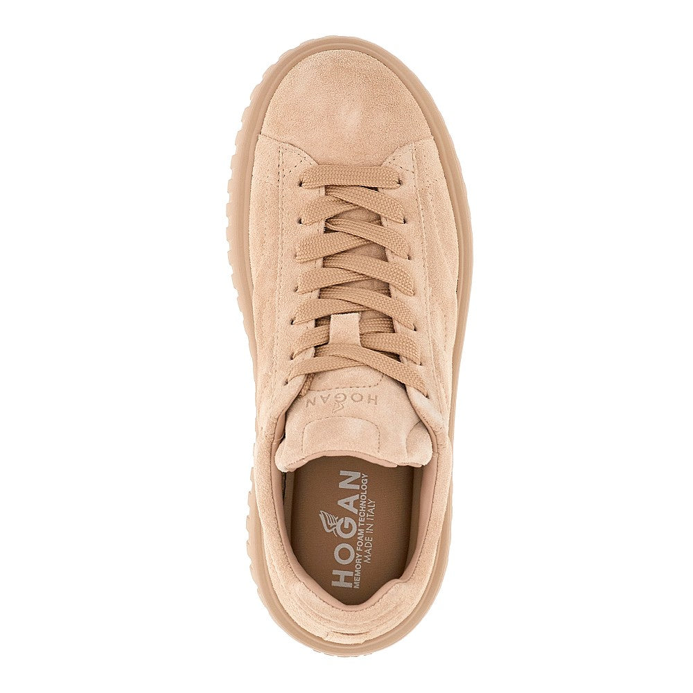 'H-Stripes' suede leather sneakers