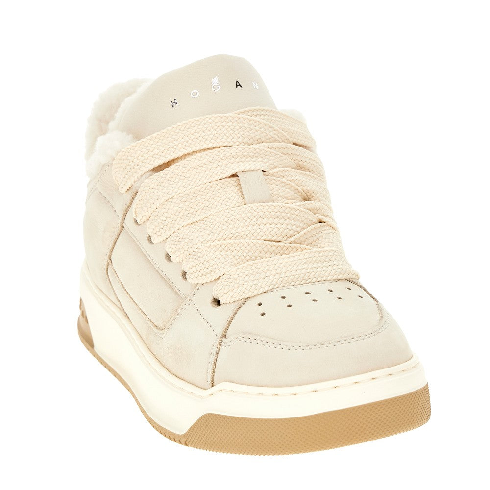 Sneakers 'Chamallow' con interno in montone