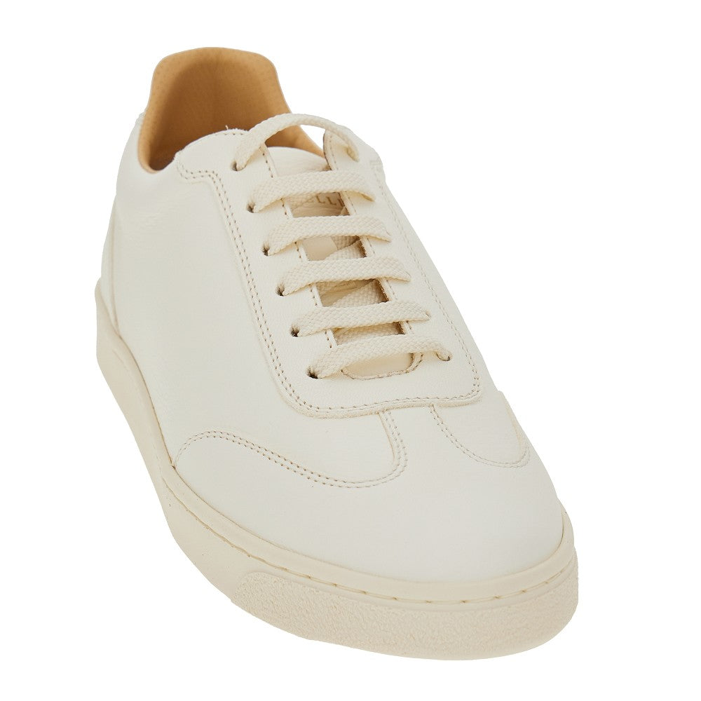 Sneakers in morbida pelle