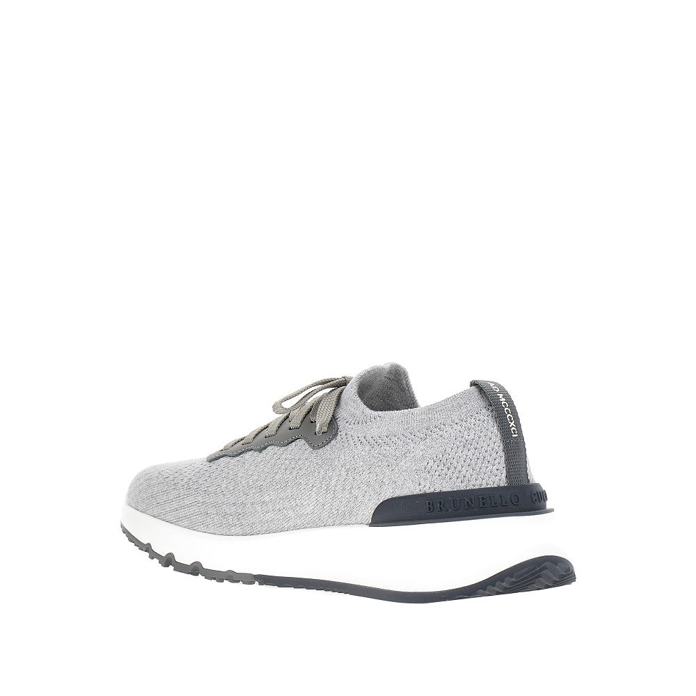 Sneakers in maglia jacquard