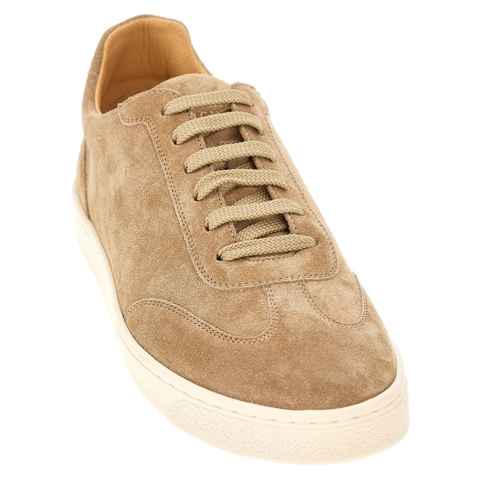 Sneakers in pelle scamosciata