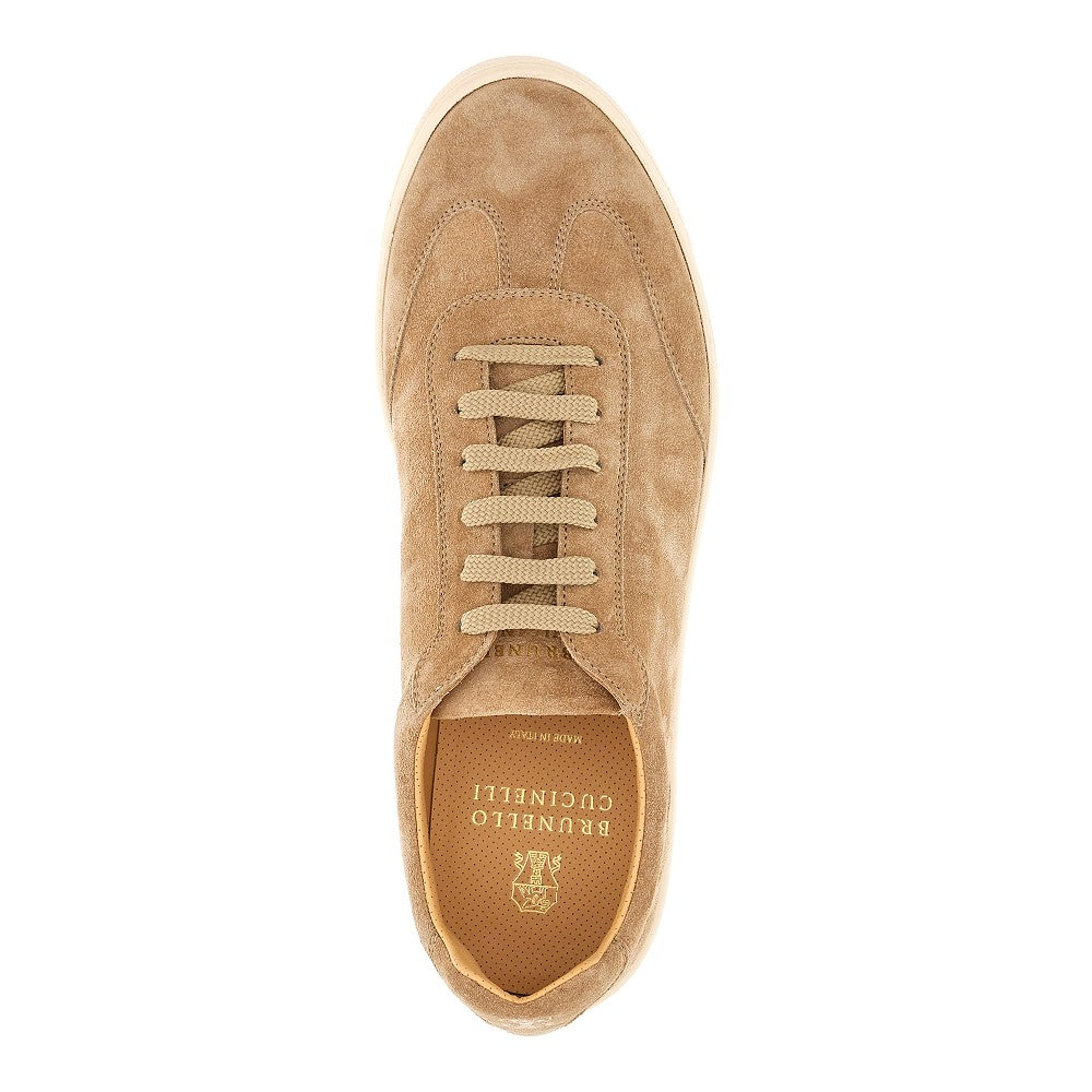 Sneakers in pelle scamosciata