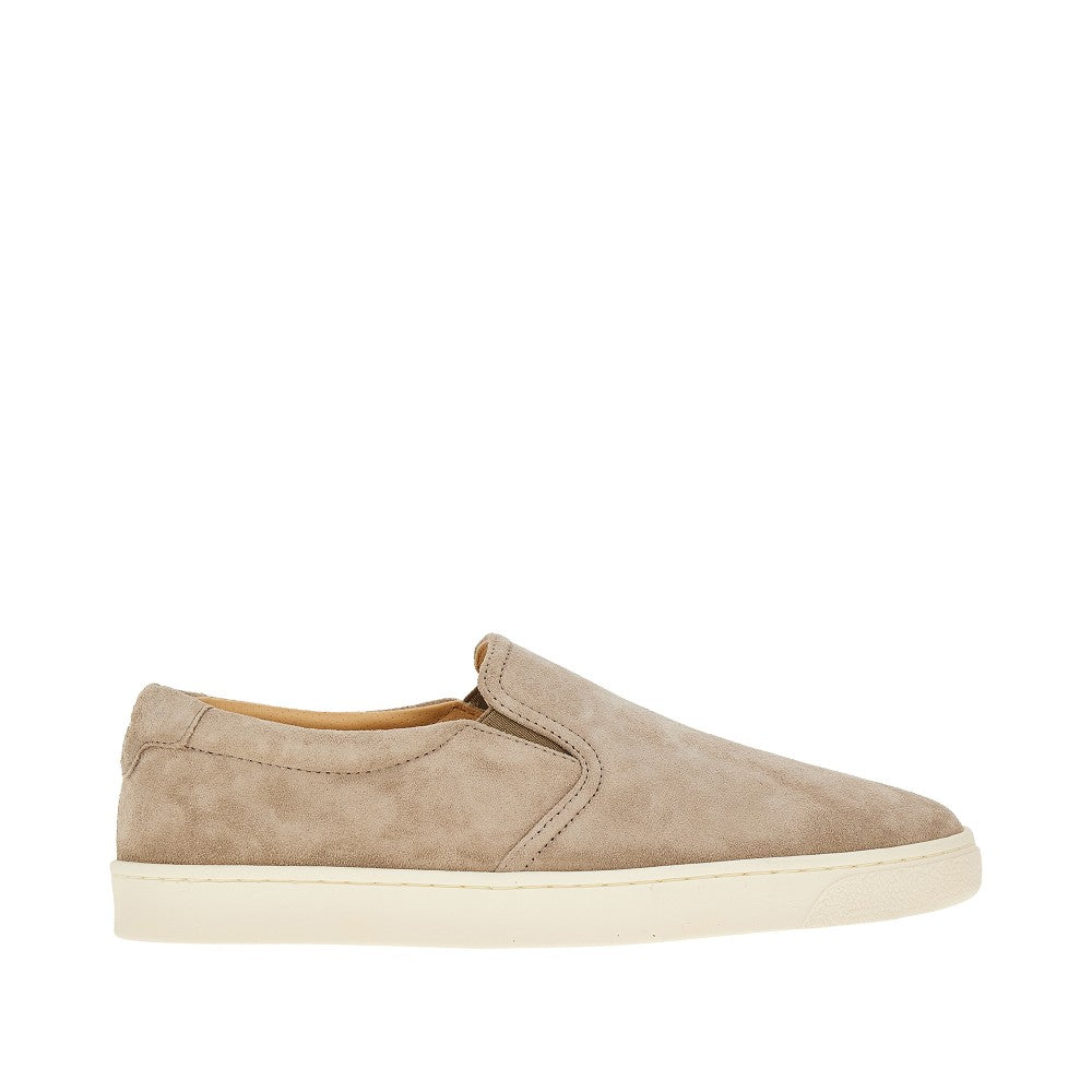 Slip-on in pelle scamosciata