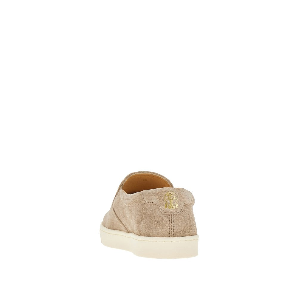 Slip-on in pelle scamosciata