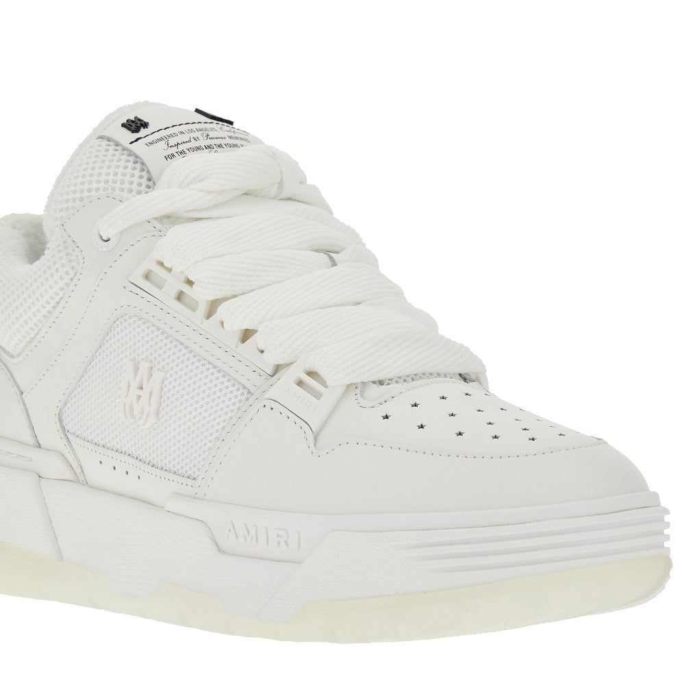 Mesh and leather MA-1 sneakers