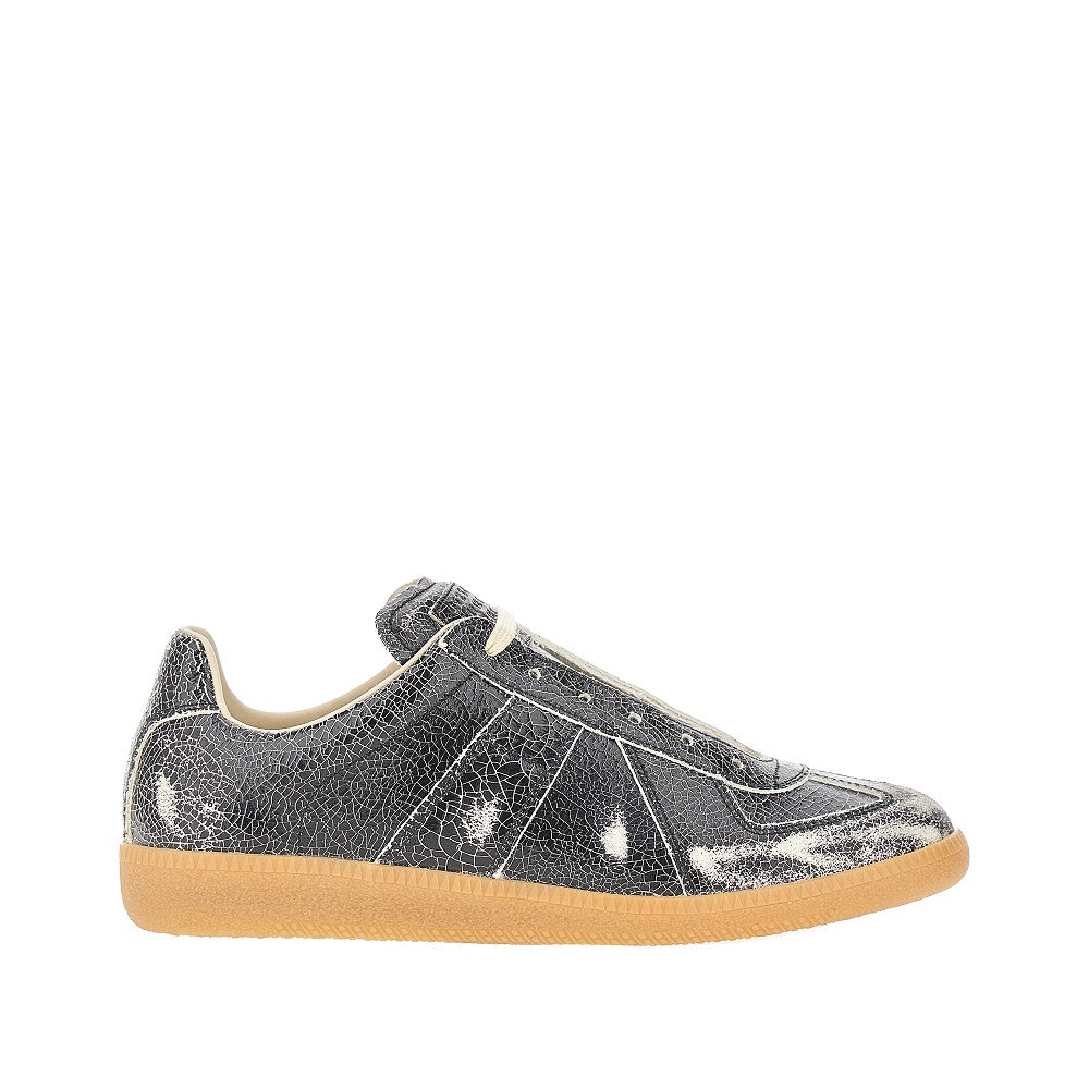 Craquelé leather 'Replica' sneakers