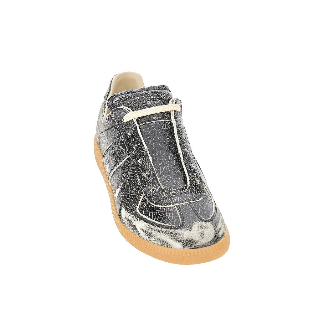Craquelé leather 'Replica' sneakers