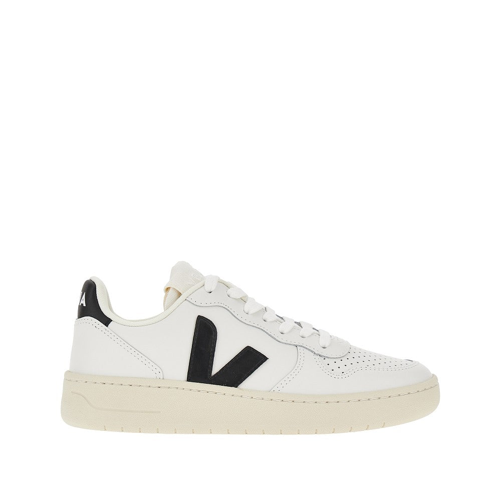 Sneakers V-10 in pelle liscia