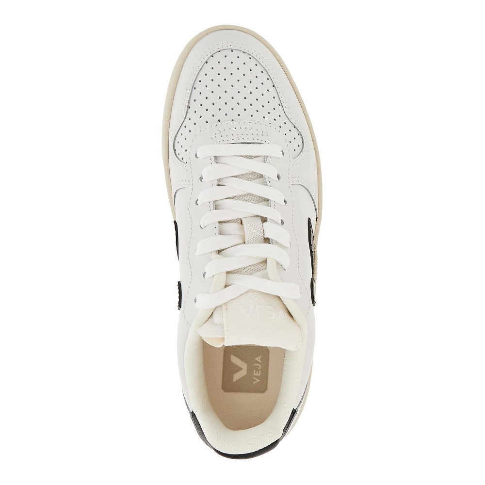 Sneakers V-10 in pelle liscia