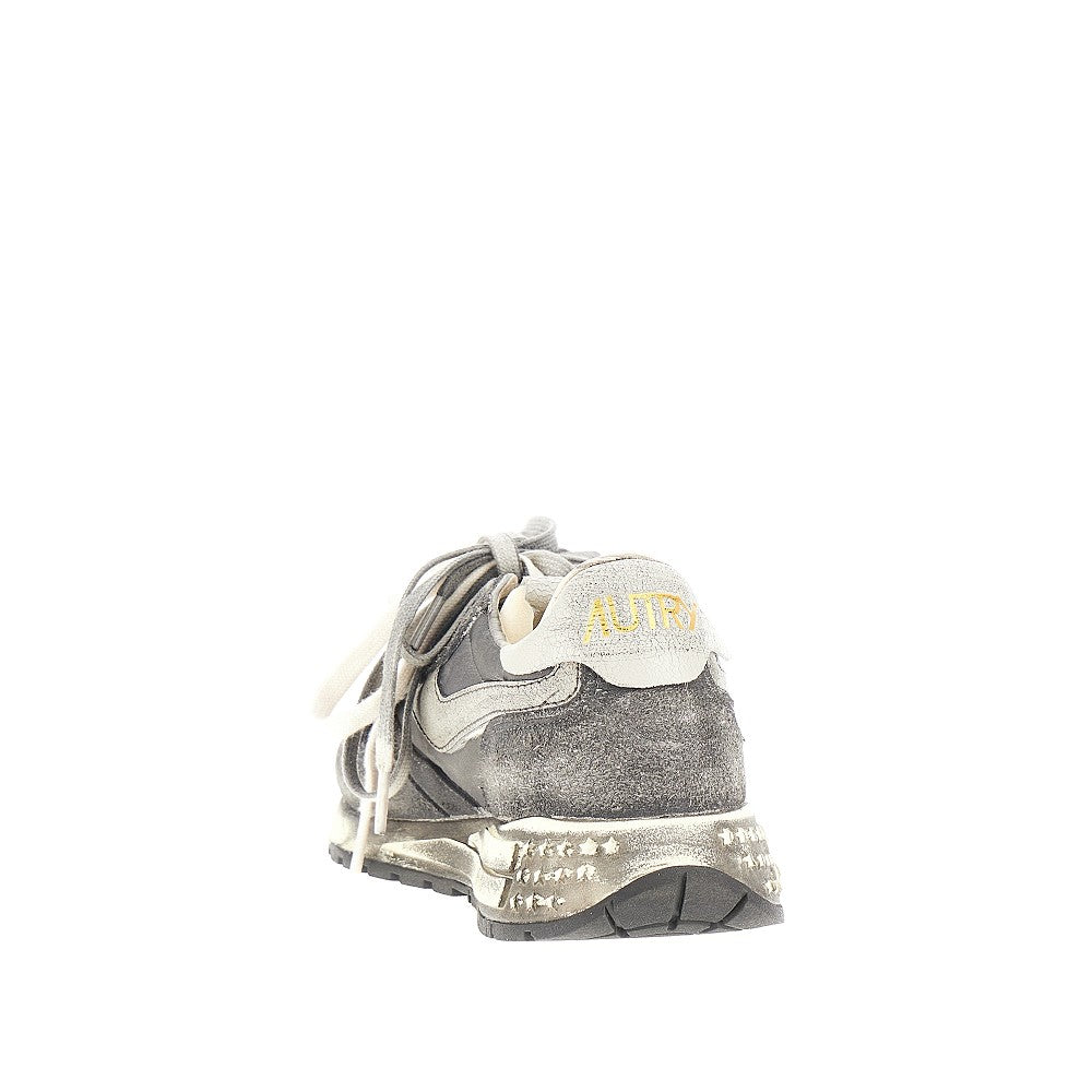 Leather and nylon Reelwind SV Low sneakers
