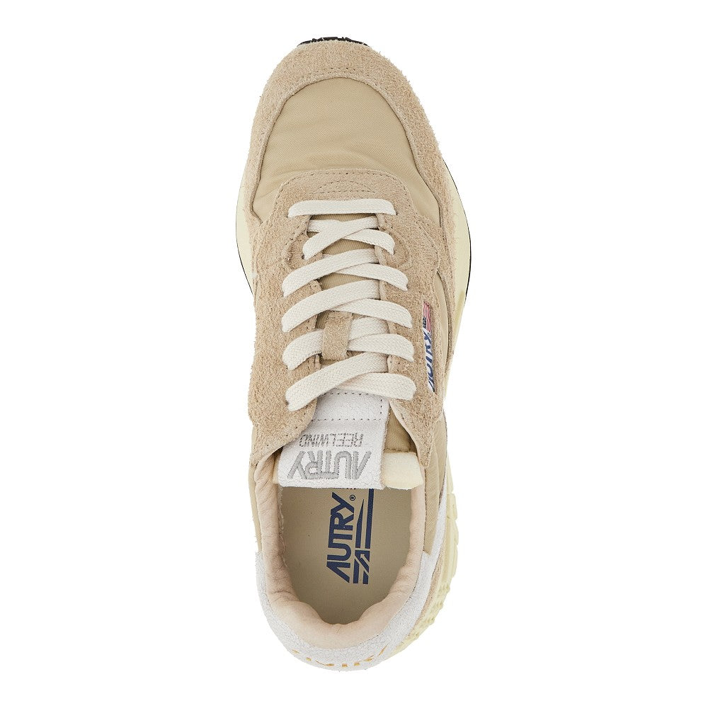 Suede and nylon Reelwind Low Sneakers