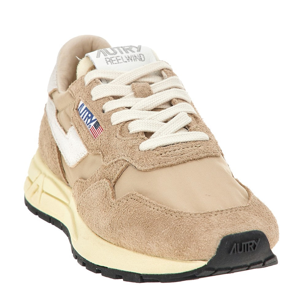 Suede and nylon Reelwind Low Sneakers