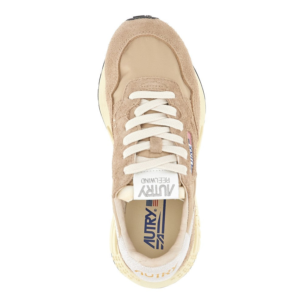 Suede and nylon Reelwind Low Sneakers