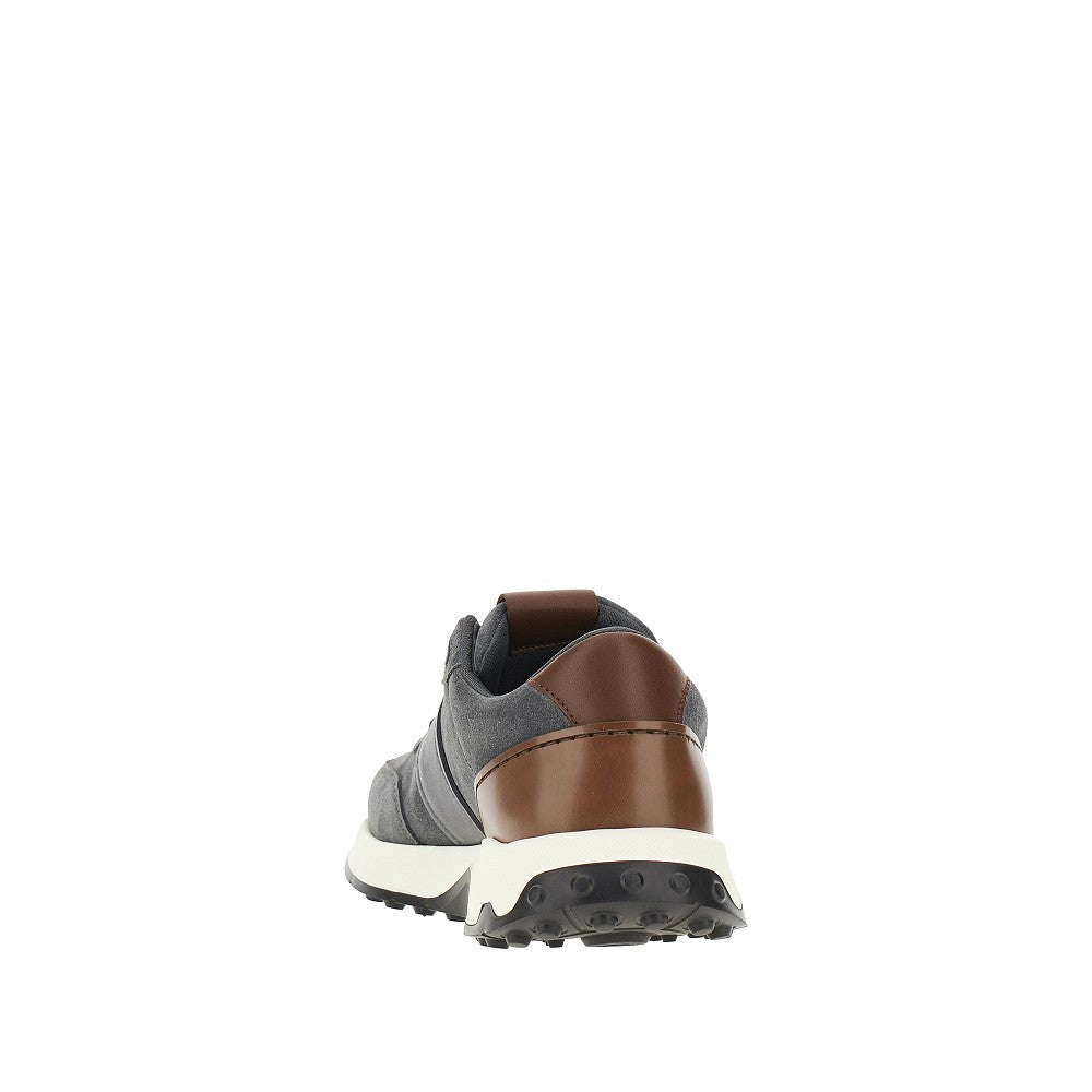 Sneakers in pelle scamosciata