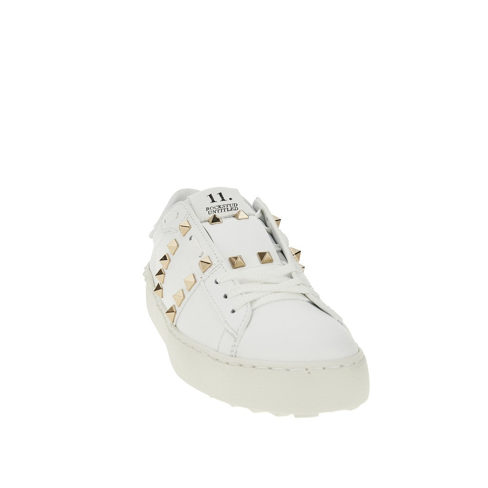 'Rockstud Untitled' leather sneakers