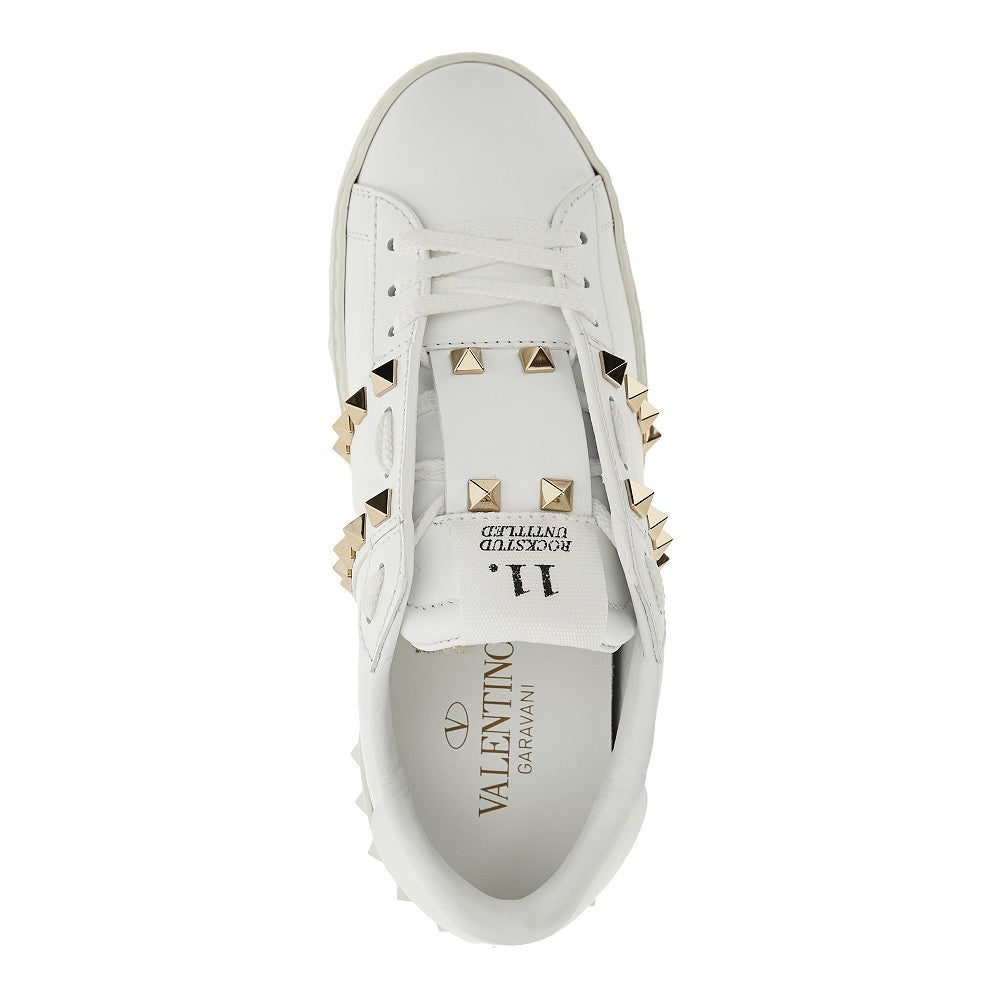 'Rockstud Untitled' leather sneakers
