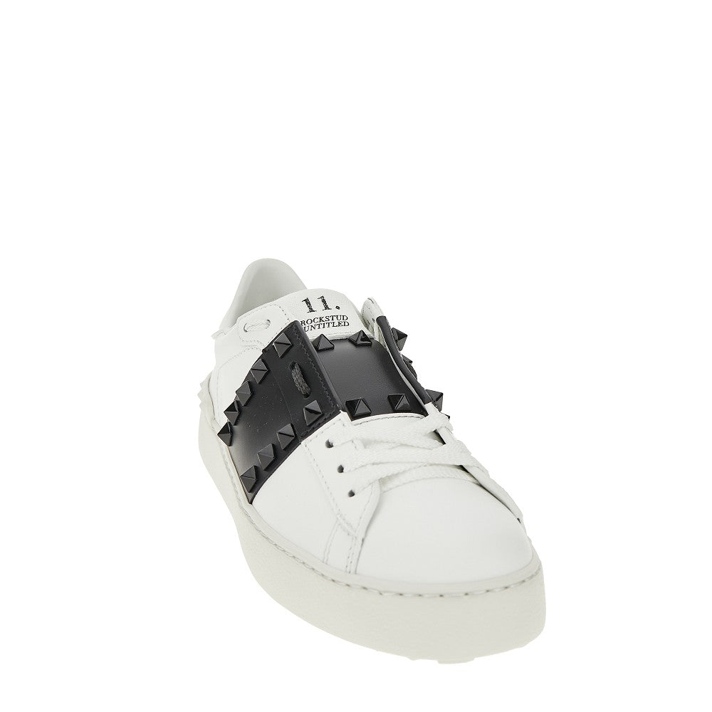 'Rockstud Untitled' leather sneakers