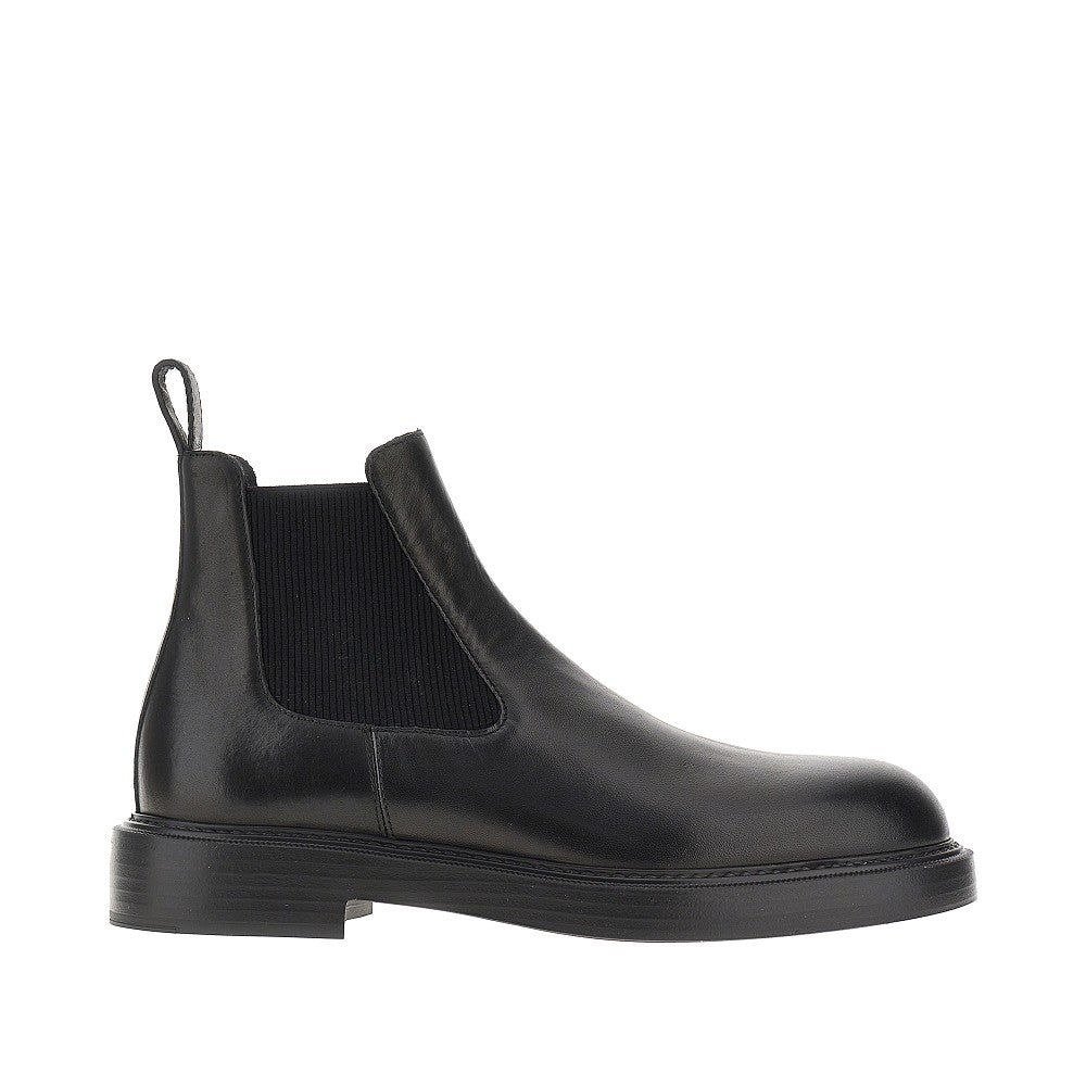 Leather Beatles ankle boots