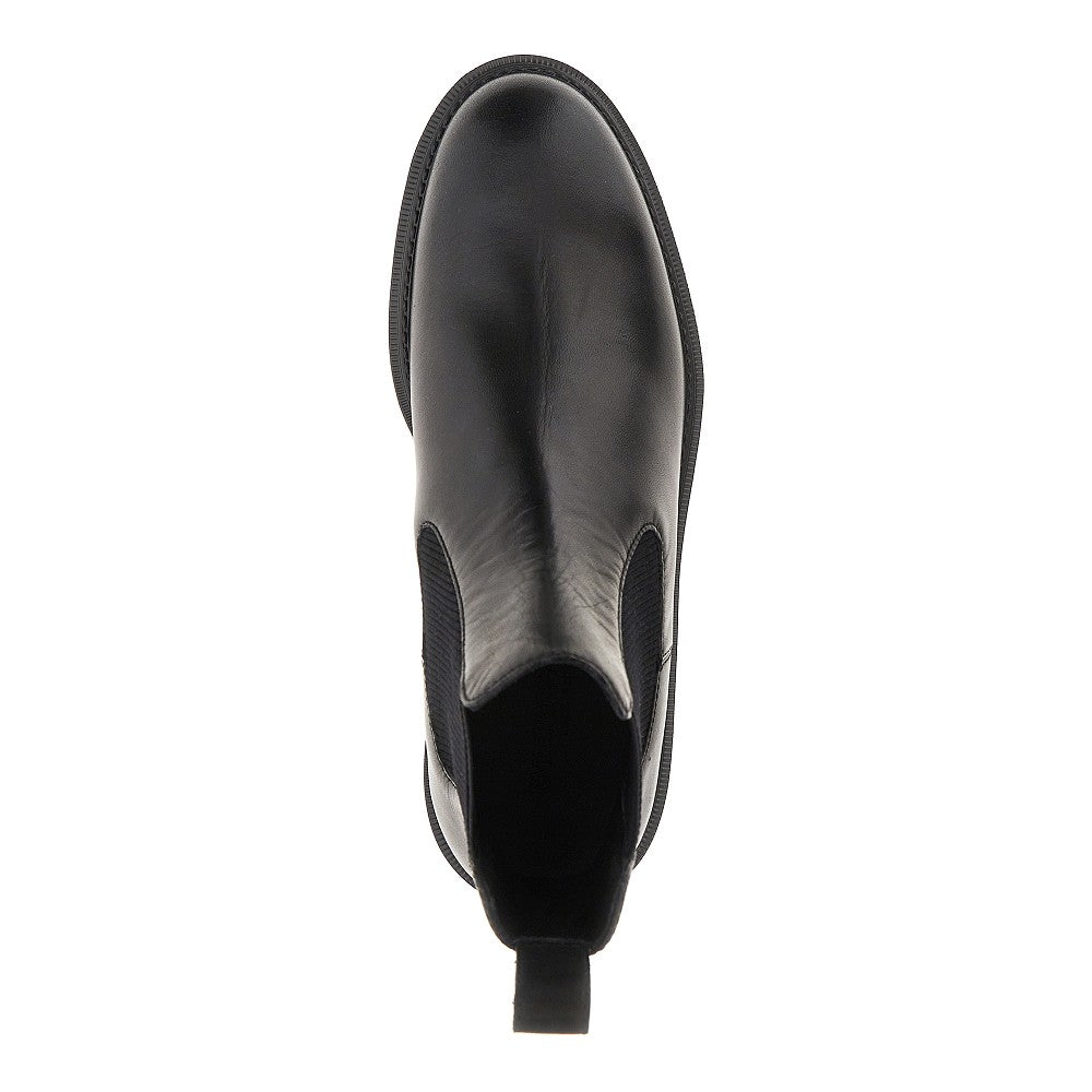 Leather Beatles ankle boots