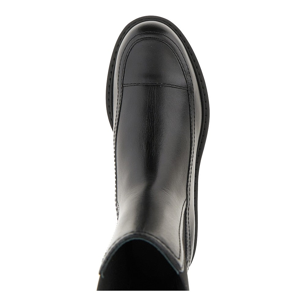 Stivaletti beatles in pelle