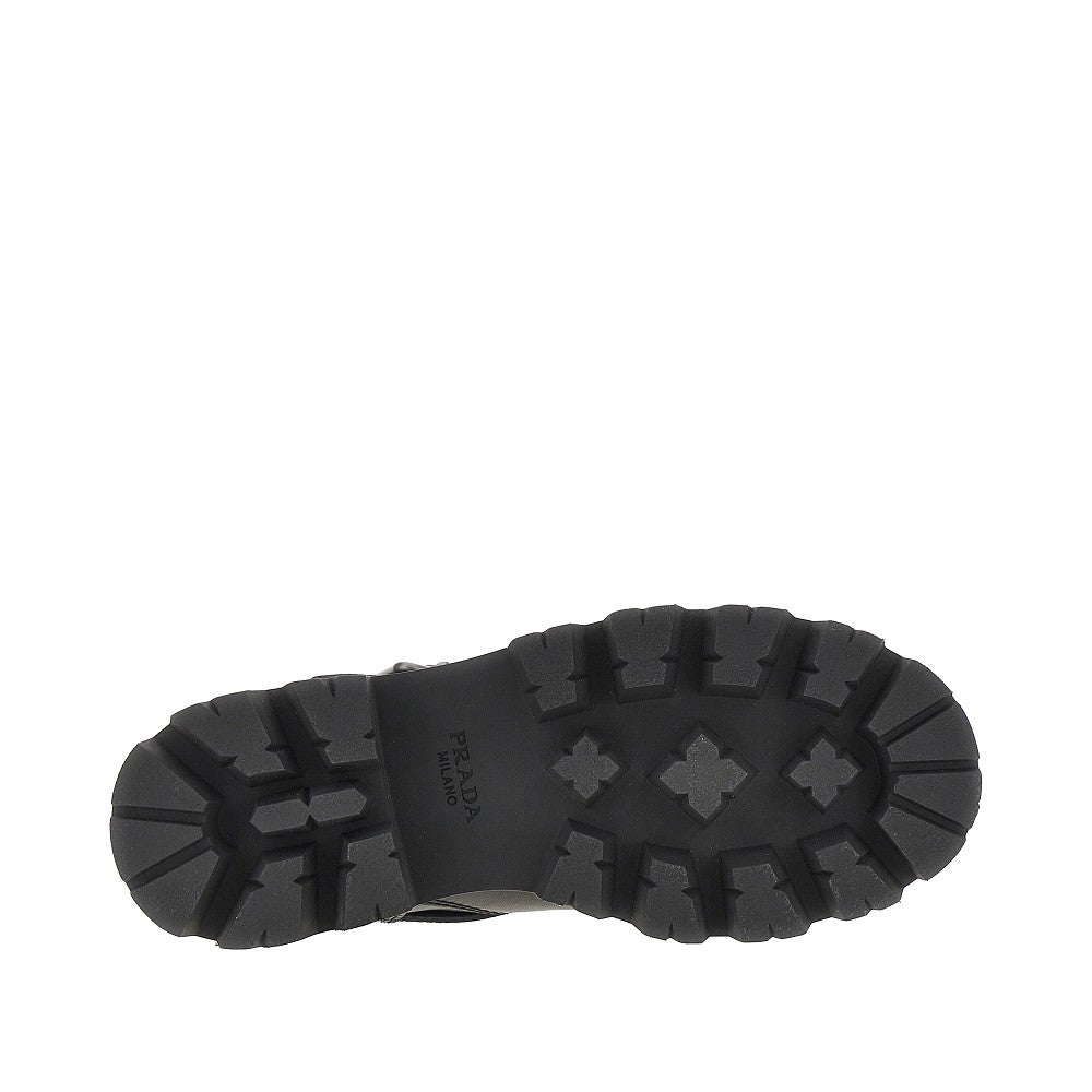 Stivaletti in pelle con logo