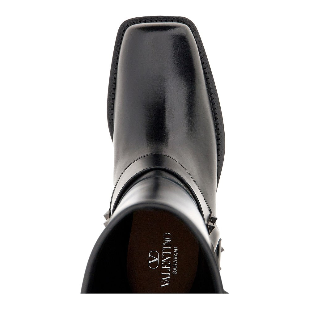Stivali Biker 'Rockstud' in pelle