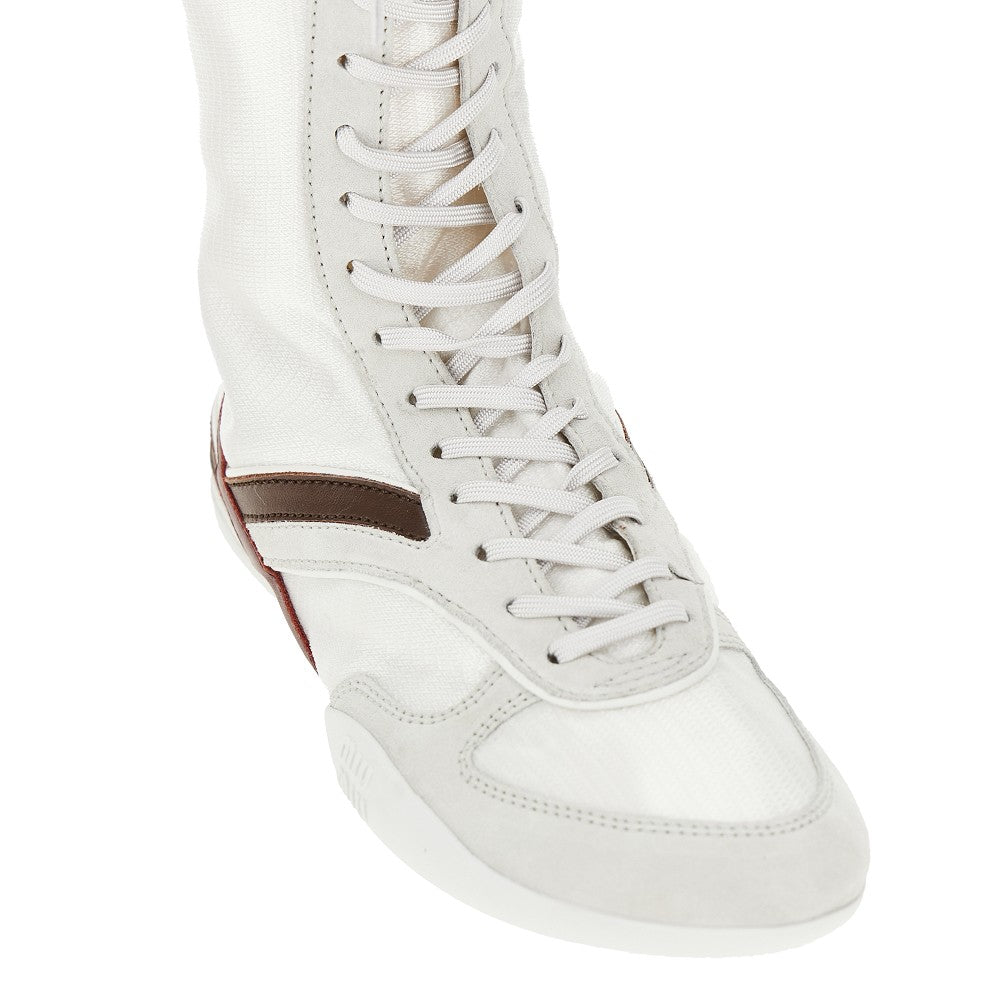'Gymnasium' lace-up boxeur boots