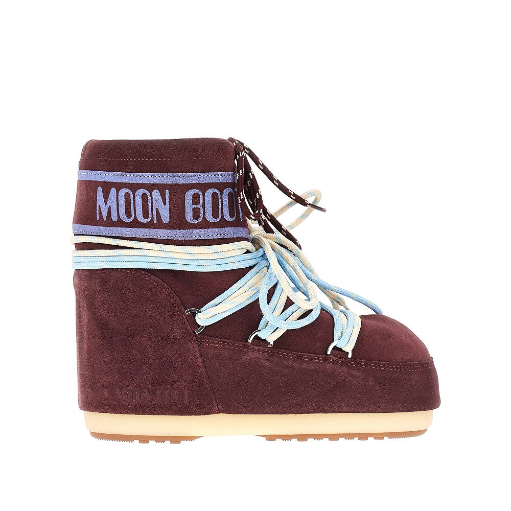 'Icon Low' suede leather boots